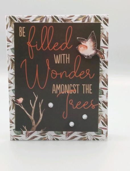 Handgemachte Karte „Wonder amongst the trees“